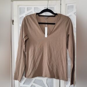 Lilla P Taupe Long Sleeve Top